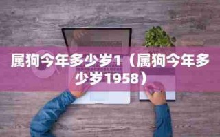 属狗今年几岁了（1958年属狗今年多大）