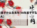 98年属什么的生肖：探索1998年出生者的生肖与性格特征