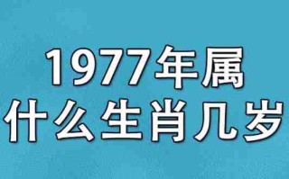 1977年属什么生肖（1976年属什么生肖）