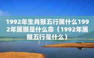 92年属什么？解密这一年的生肖之谜